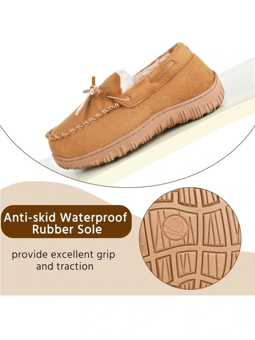 Foam Moccasin Slippers